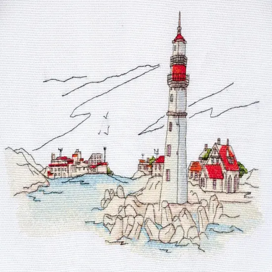 Cross-stitch kit Lighthouse light {1}