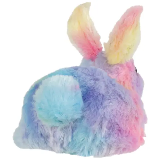 Northlight Plush Pastel Tie Dye Easter Bunny Figurine - 7" - Multicolor {6}