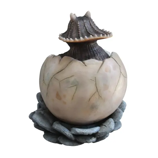 Triceratops Dinosaur Hatching Statue {5}