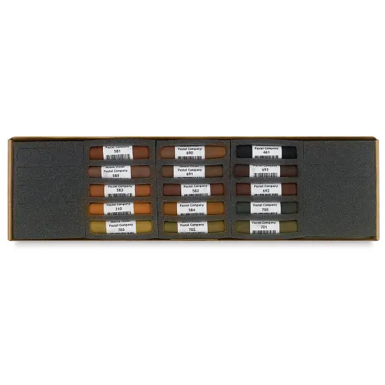 Mount Vision Handmade Pastel - Dark Earth, Set of 15 {2}