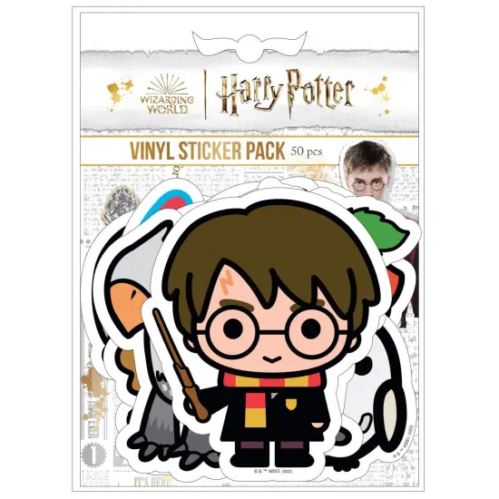 Harry Potter Vinyl Stickers - Chibi Charms - 50 Count {1}