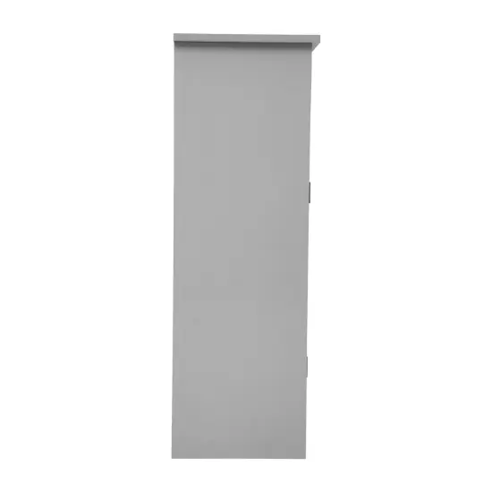 Merrick Lane Vigo Bathroom Storage Cabinet with Adjustable Cabinet Shelf, Upper Open Shelf, and Magnetic Closure Door White {11}