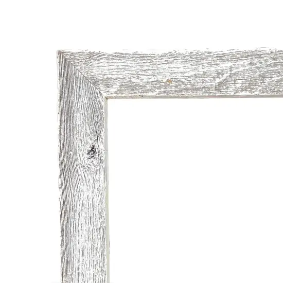 Rustic Farmhouse Standard Tabletop Reclaimed Wood Picture Frame White {2}