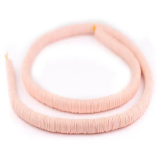 African Vinyl Beads, Ghana Vulcanite Crafts Supplies for DIY Jewelry Making, Necklaces, Bracelets (10mm, Rose Pink) {3}