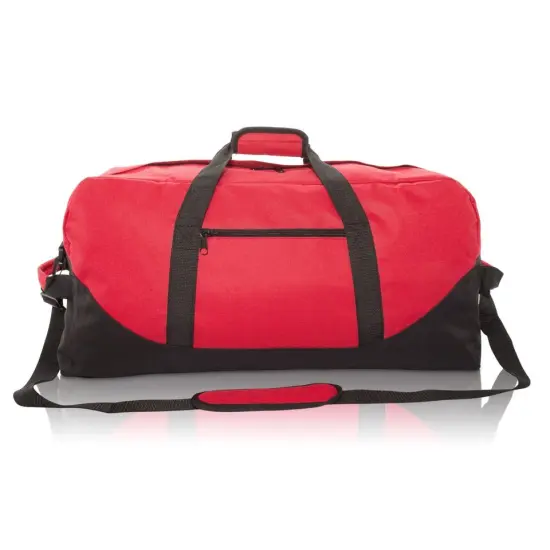 25 Inches Big Adventure Gym Sports Bag Red {1}
