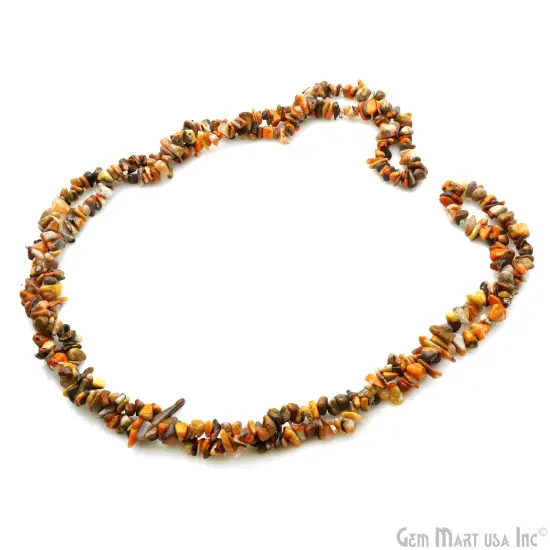 Bumble Bee Chip Beads, 34 Inch, Natural Chip Strands, Drilled Strung Nugget Beads, 3-7mm, Polished, GemMartUSA (CHBB-70001) {3}