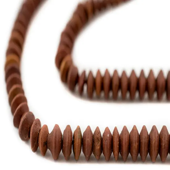 TheBeadChest Brown Jade Saucer Beads 5mm Afghanistan Gemstone 15 Inch Strand {1}