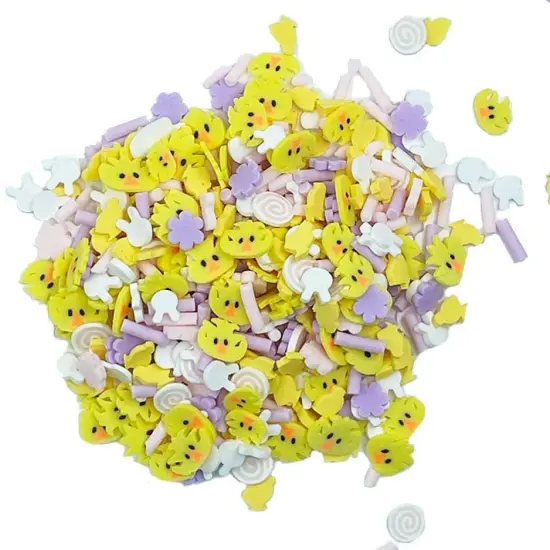 Buttons Galore and More Sprinkletz - Tiny Polymer Clay Embellishments - Easter Bundle 48 grams {4}