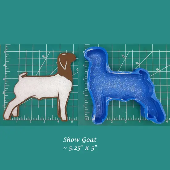 Show Goat Silicone Freshie Mold - medium {1}