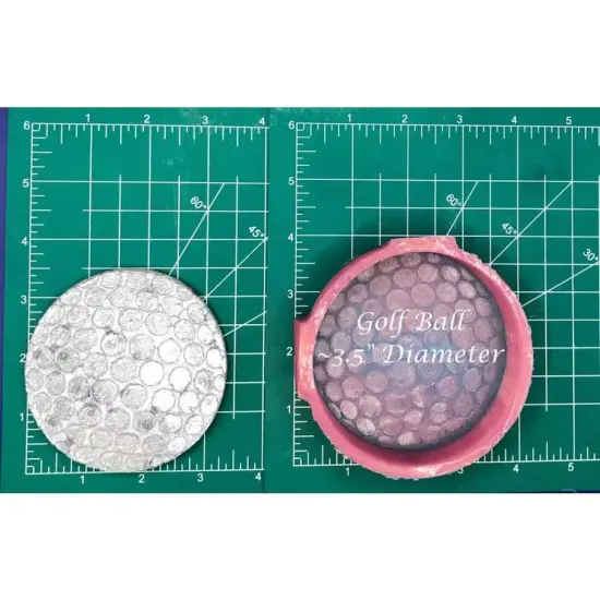 Golf Ball Silicone Freshie Mold {1}