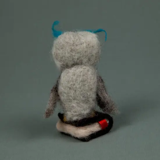 Felting kit Wise owl {4}