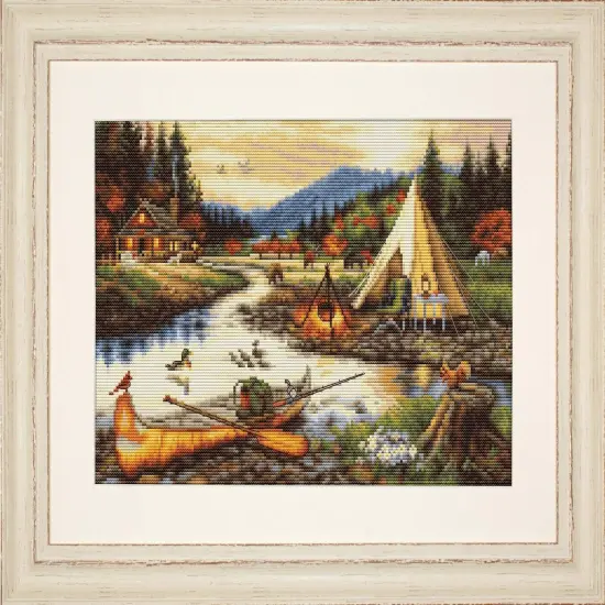 Gold Creek BU5021L Counted Cross-Stitch Kit {1}