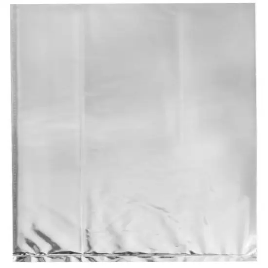 Silver Foil Cellophane Bags 5"x11", 10ct {1}