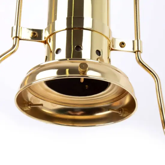 Aladdin Oil Lamp Hanging Frame, BH210 Solid Brass Deluxe Replacement Frame, Fits Aladdin Hanging Brass Chandelier Lamps {4}