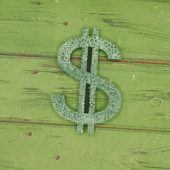 Dollar Sign Silicone Freshie Mold {2}