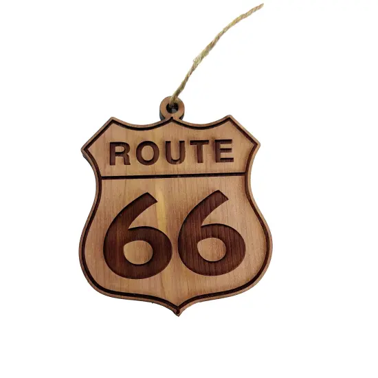 Route 66 - Cedar Ornament {3}