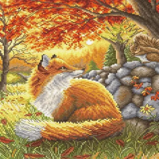 A Friend for Little Fox L8061 Counted Cross Stitch Kit {1}