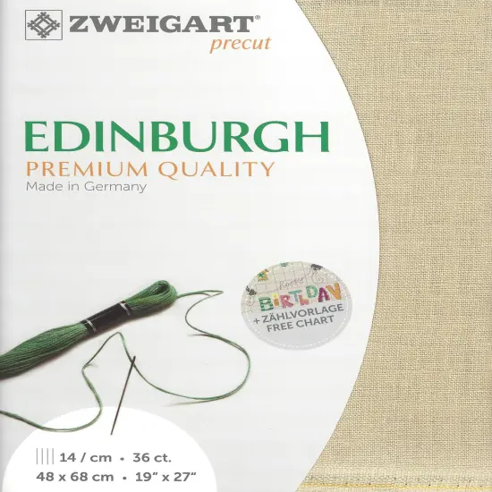 PrecutZweigart Edinburgh 36 count Antique Ivory 3217/233 {1}