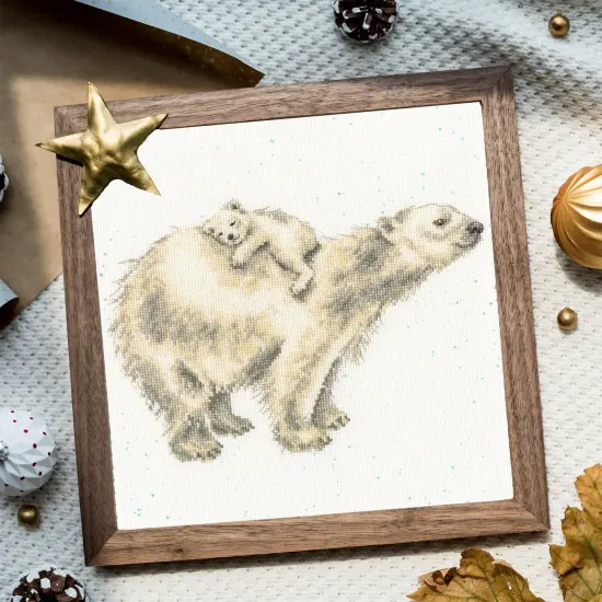 Snow Baby XHD111 Counted Cross Stitch Kit {2}