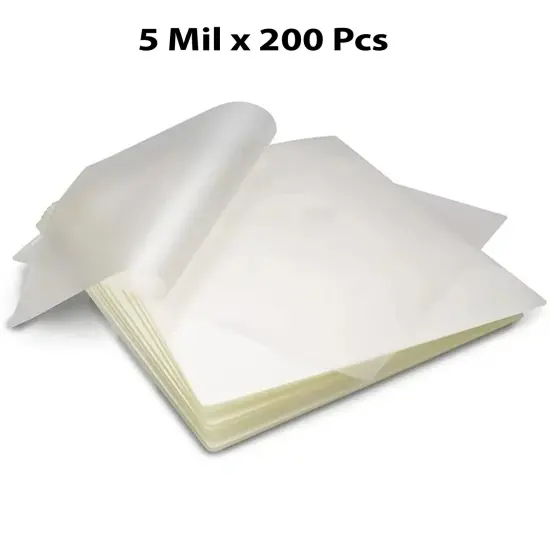 Thermal Laminating Pouches, 9" x 11.5", 5 Mil for Home, Office, School {1}