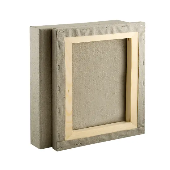 Jerry's Artarama Senso Clear Primed Linen Stretched Canvas 3/4", 6 Packs - Durable Canvas for Painting with Medium Tooth Linen Weave Surface, Ideal for Oil, Acrylic and Alkyd Colors {3}