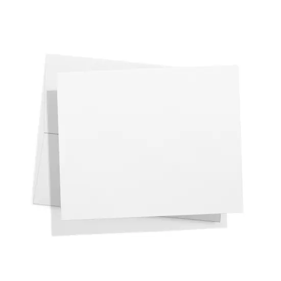 Twigs Paper - Plain White Blank Note Greeting Cards - Stationery Cards with Envelopes - Thank You, Invitation, Birthday Postcards - Greeting Cards for All Occasions -Made in USA (5.5 x 4.25,Set of 12/24) {1}