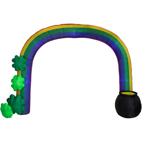 Northlight Lighted Inflatable St. Patrick's Day Rainbow Outdoor Decoration - 13' Multi {3}