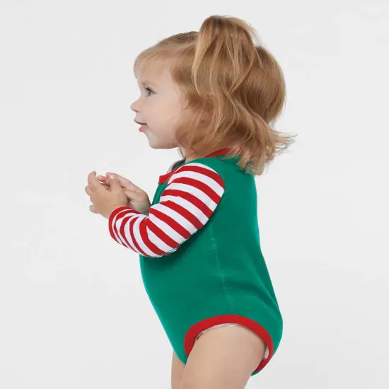 Rabbit Skins&reg; Infant Fine Jersey Long Sleeve Bodysuit Navy {4}