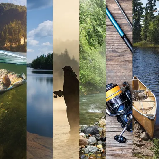 Fishing 12 x 12 Scrapbook Paper Set {1}