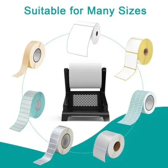 Jiose Label Holder Thermal Label Holder for Rolls and Fan-Fold Labels {3}