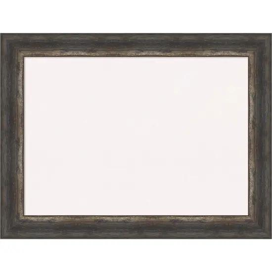 Bark Rustic Framed Corkboard, White Cork Char {1}