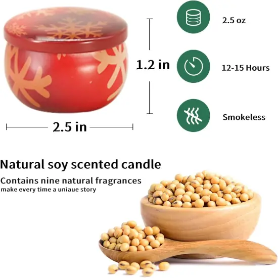 9 Packs Aromatherapy Candles Gift Sets {3}