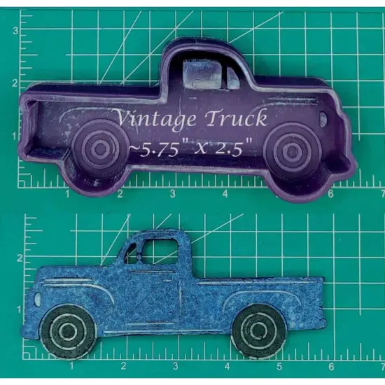 Vintage Truck Silicone Freshie Mold {1}