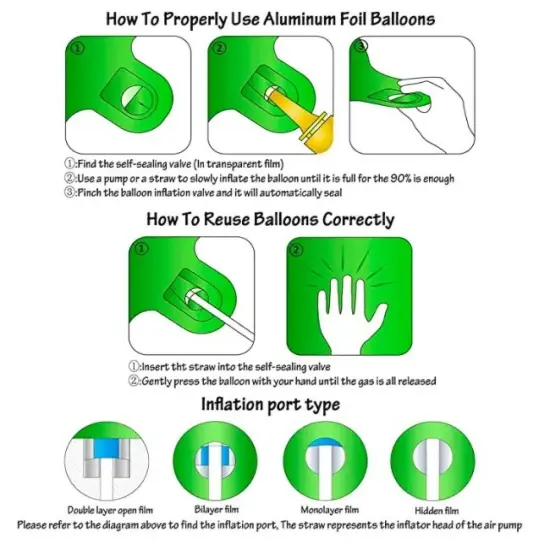 Hot Happy Birthday Decoration Multiple Color Banner Balloons Set Party Supplies Light blue {6}