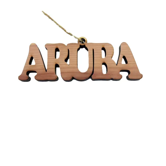 Aruba - Cedar Ornament {1}