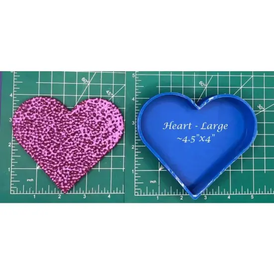 Heart Silicone Freshie Mold - 3" {2}