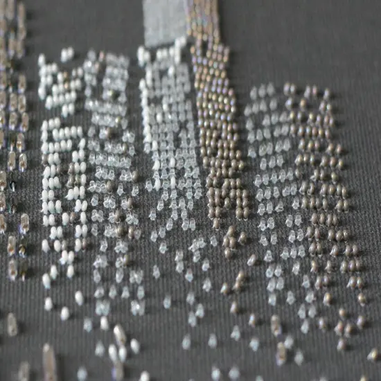 Bead Embroidery Kit - The glitter of the night lights {6}