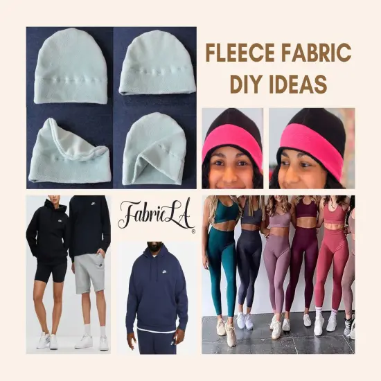 FabricLA Fleece Fabric by The Yard 1 Yard 36"X60" Inch Wide Polar Fleece Soft, Blanket, Anti-Pill Throw, Poncho, Pillow Cover, PJ Pants, Booties, Eye Mask - Baby Pink Small Paws {3}