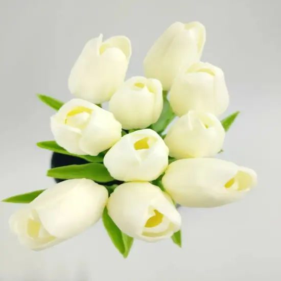 10 Artificial Tulips Flower Latex Real Touch Bridal Wedding Bouquet Home Decor {5}
