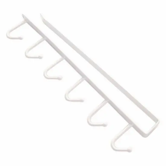 Kitcheniva 6 Hook Holder Hang Cabinet Shelf Rack Organizer {1}
