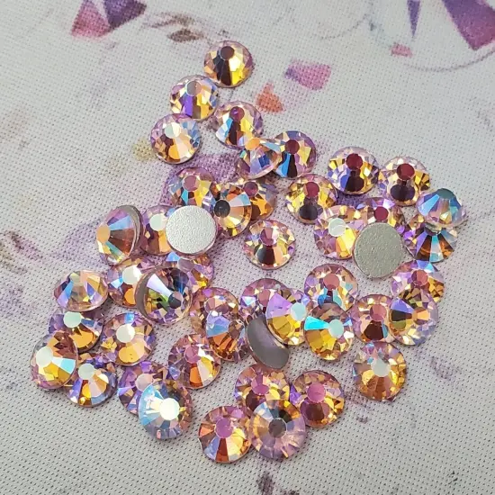 Light Rose AB - KiraKira Glass Rhinestones by CrystalNinja {3}