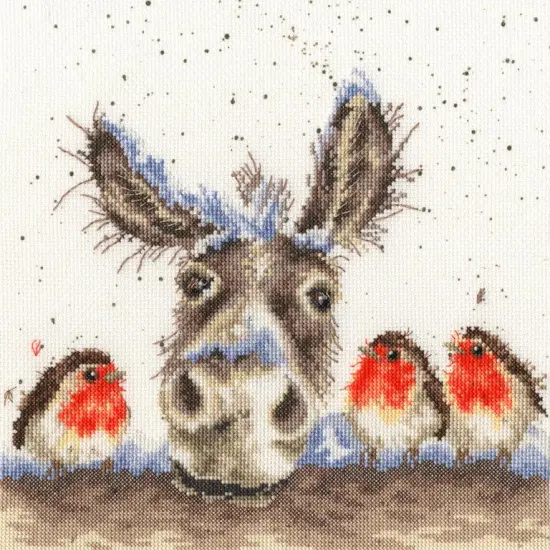 Christmas Donkey XHD39 Counted Cross Stitch Kit {1}