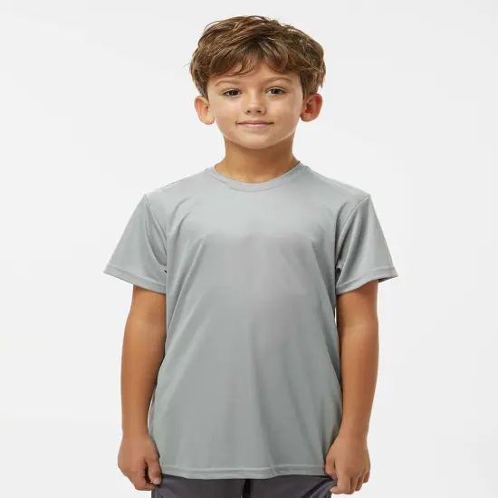 Paragon&reg; Youth Islander Performance T-Shirt Medium grey {1}