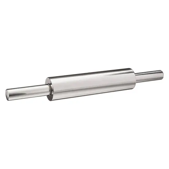 Fox Run Stainless Steel Rolling Pin, 18.5 x 2.6 x 2.8 inches, Metallic {1}
