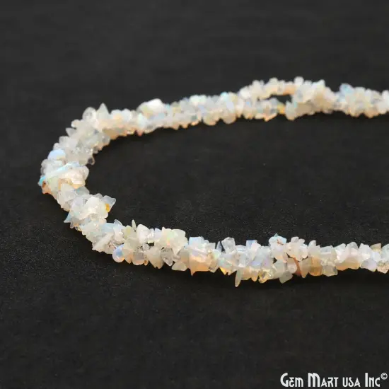 Ethiopian Opal Chip Beads, 34 Inch, Natural Chip Strands, Drilled Strung Nugget Beads, 3-7mm, Polished, GemMartUSA (CHOP-70001) {3}