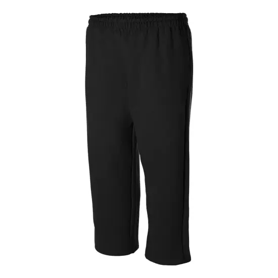 Gildan&reg; Heavy Blend Open-Bottom Sweatpants Black {3}