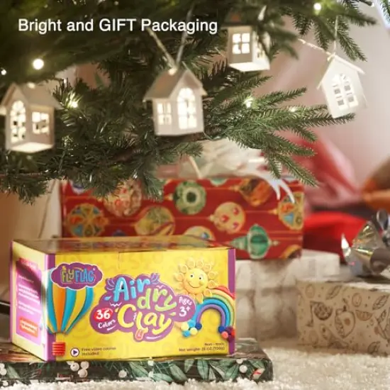 36 Colors Air Dry Clay , Soft & Ultra Light, Modeling Clay for Kids with Accessories, Tools and Tutorials {3}