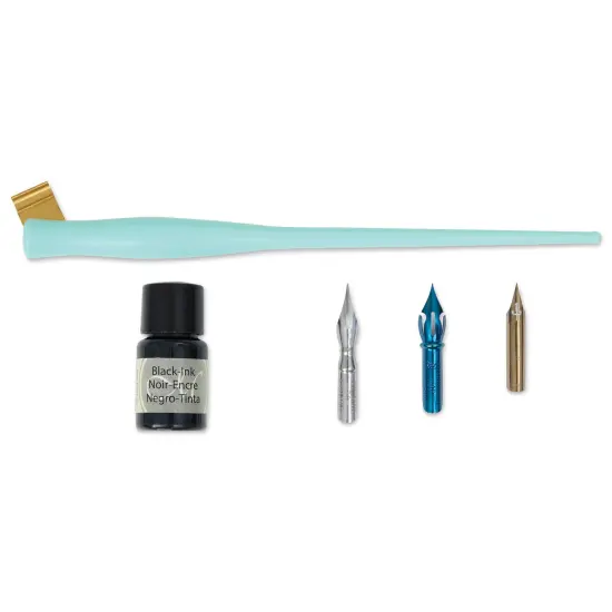 Manuscript Modern Calligraphy Oblique Pen Set - Mint {1}