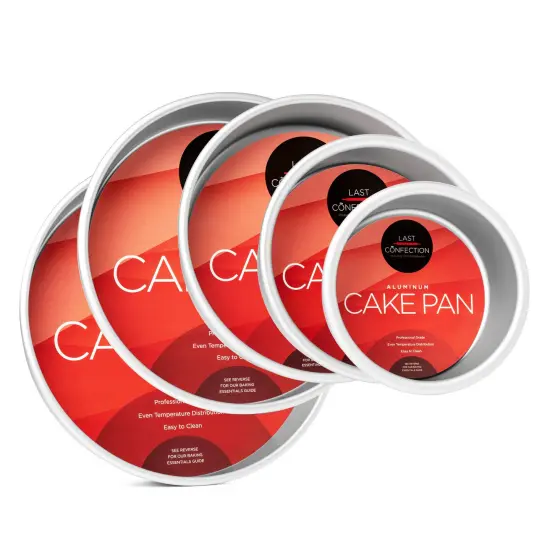 Last Confection Aluminum Round Cake Pan Sets - Professional Bakeware {7}