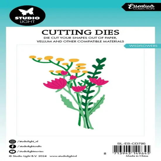 Studio Light Essentials Cutting Die-Nr. 795, Wild Flowers {3}